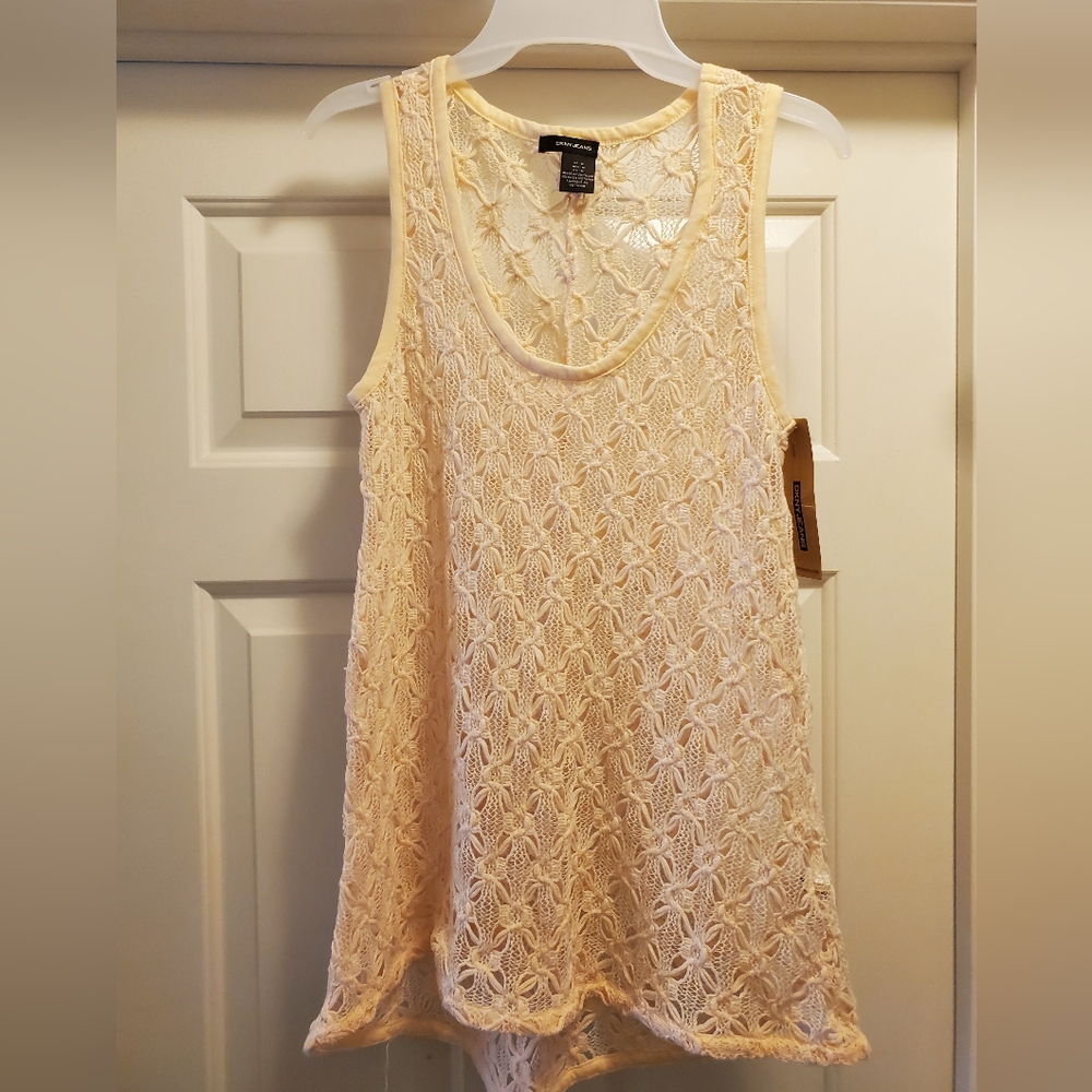NWT DKNY Lace top Size M